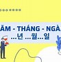 Đọc Ngày Tháng Trong Tiếng Hàn