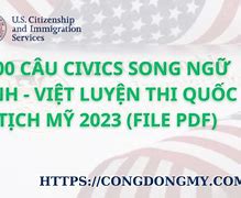 Phỏng Vấn Quốc Tịch Mỹ 2023 Pdf ไทย Version