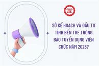 Tuyển Viên Chức Bến Tre 2021